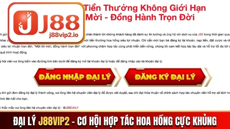 Quyền lợi đại lý J88vip2