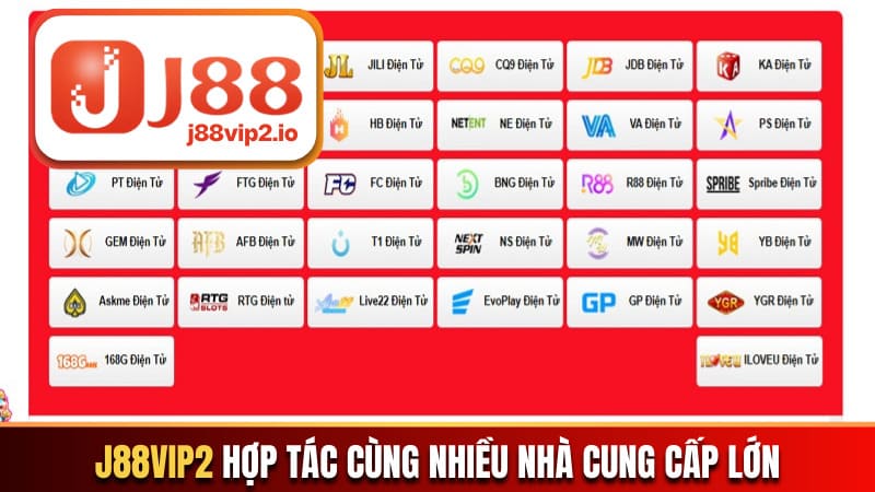 J88vip2 hợp tác cùng nhiều công ty game online lớn