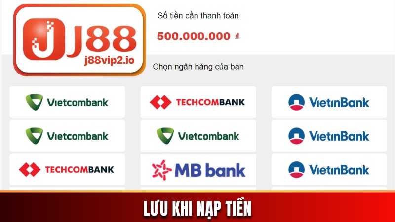 Lưu khi nạp tiền