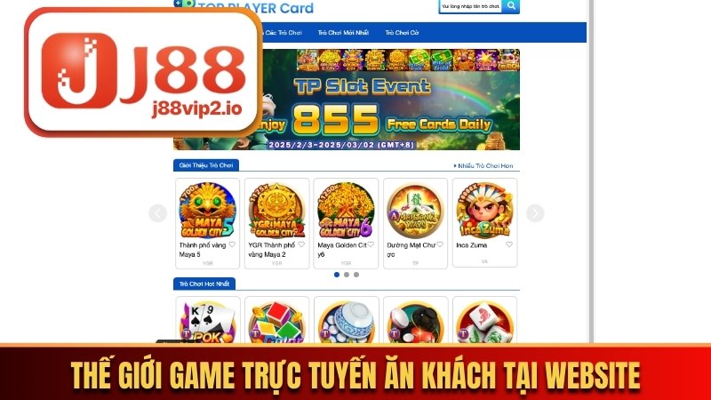 Thế giới game trực tuyến ăn khách tại website