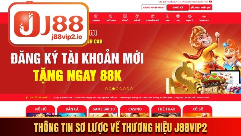 Thông tin sơ lược về thương hiệu J88vip2