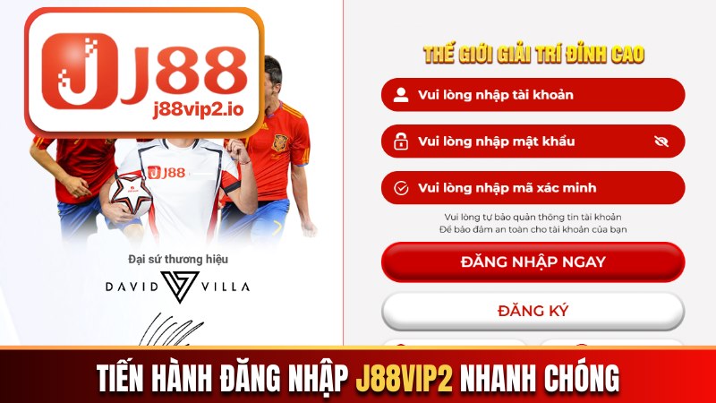 Tiến hành đăng nhập J88vip2 nhanh chóng