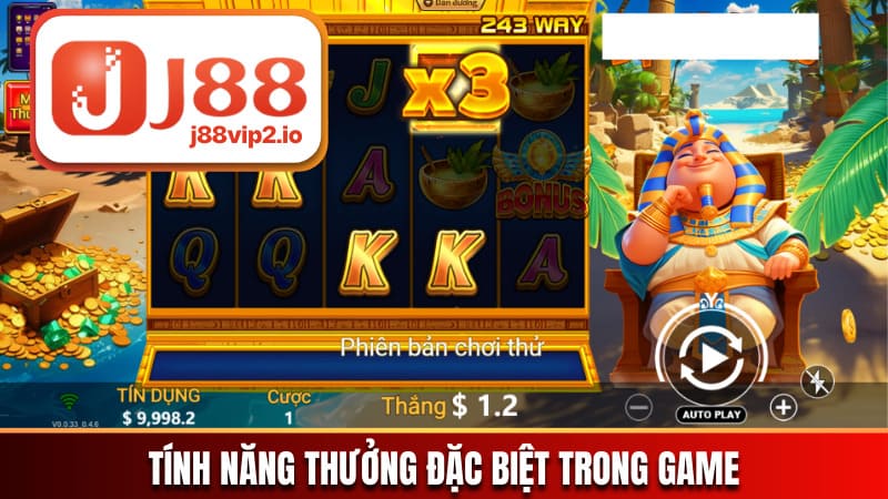 Tính năng thưởng hấp dẫn, đặc biệt trong game