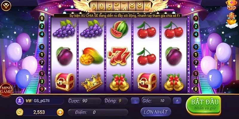 Nổ hũ trái cây phong cách cổ điển với luật chơi đơn giản