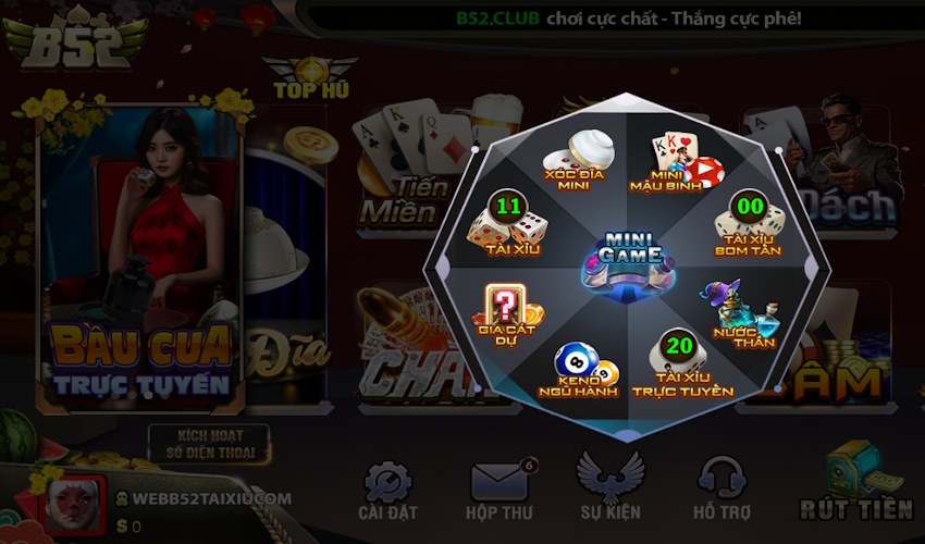 Đôi nét về tựa game Tài Xỉu B52